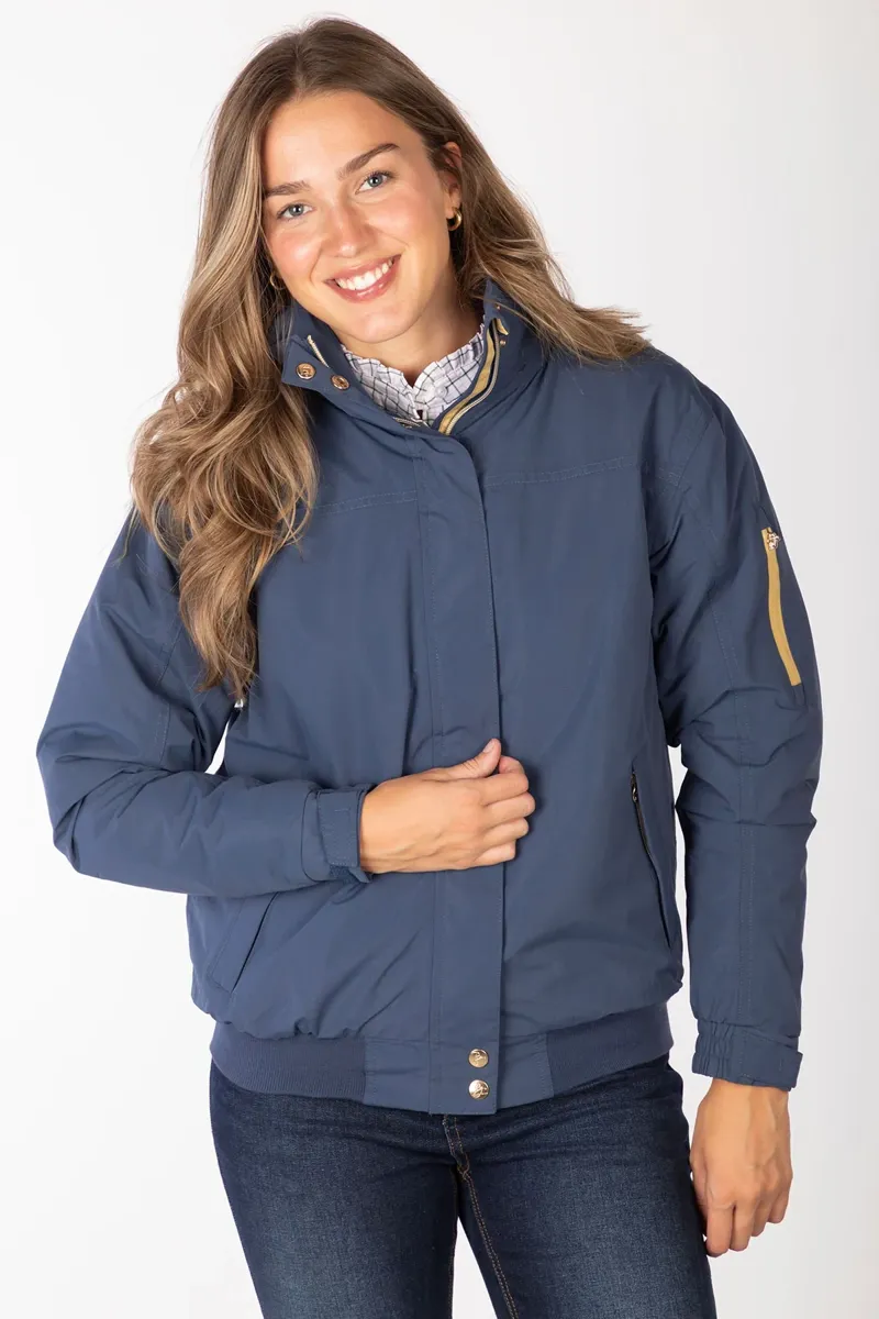 Rydale Ripon IV Ladies Equestrian Bomber Jacket - Dark Denim-3