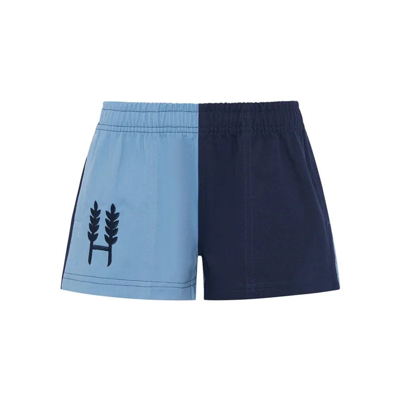 Hexby Kids Harlequin Shorts - Light Blue/Navy