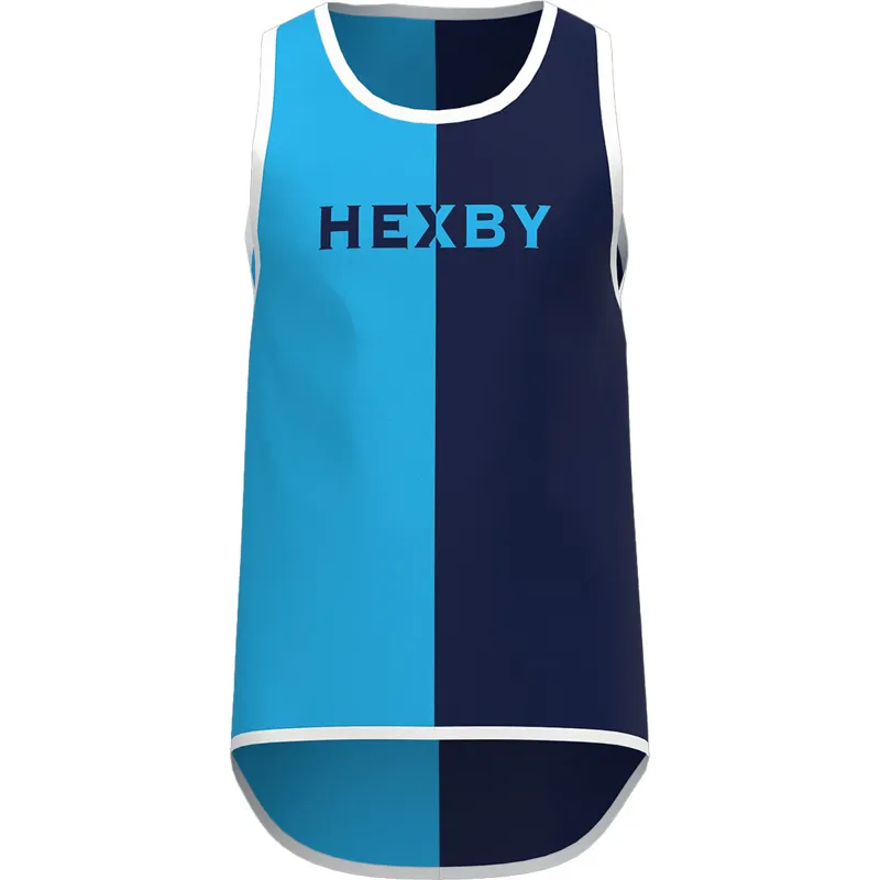 Hexby Unisex Rugby Singlet - Blue/Navy