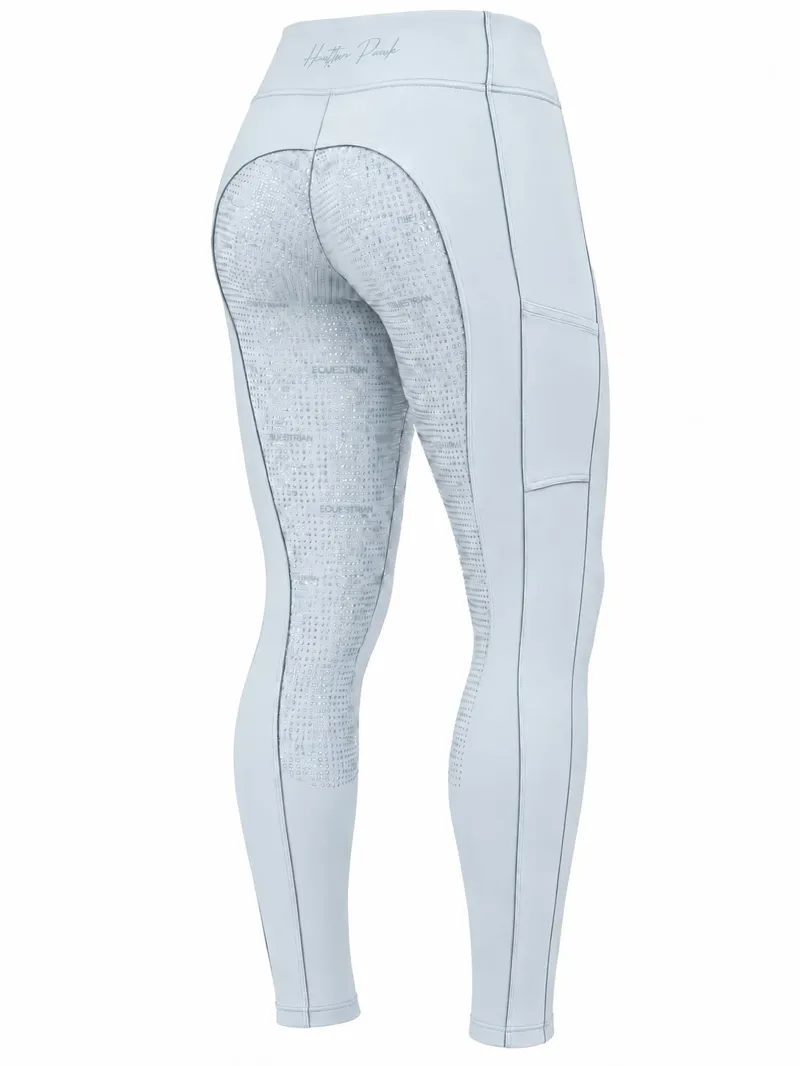 Hatton Park Orleton Riding Tights - Skyway Blue-1