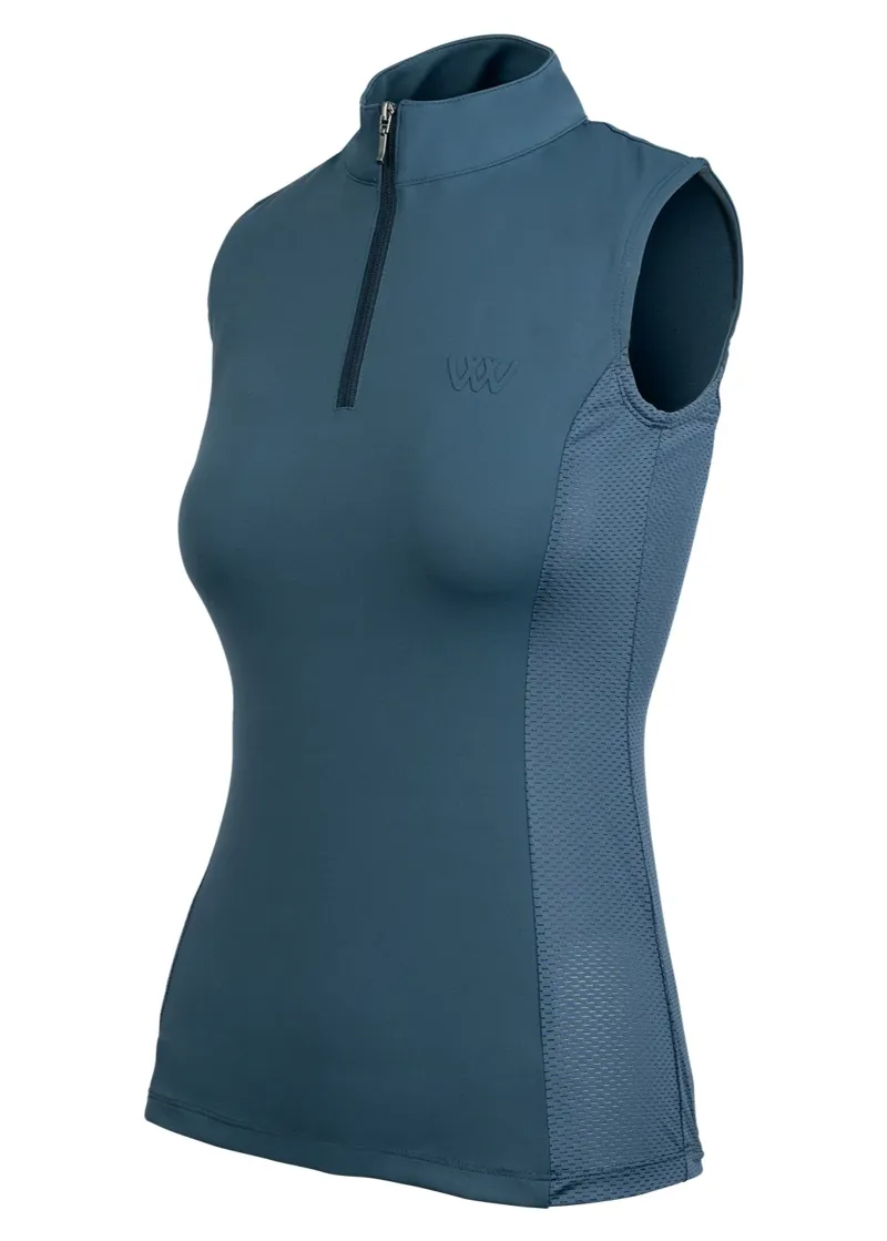 Woof Wear Women's Sleeveless Tech Base Layer - Petrol Blue