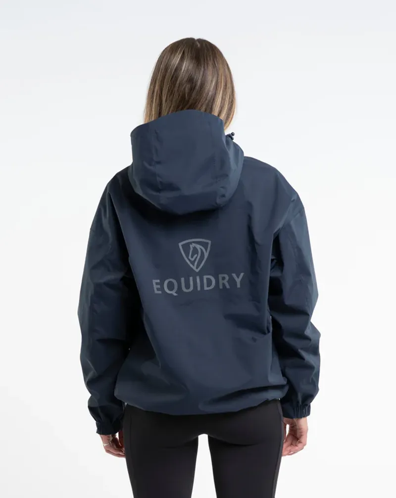 EQUIDRY Women's Waterproof Storm Smock - Navy-1