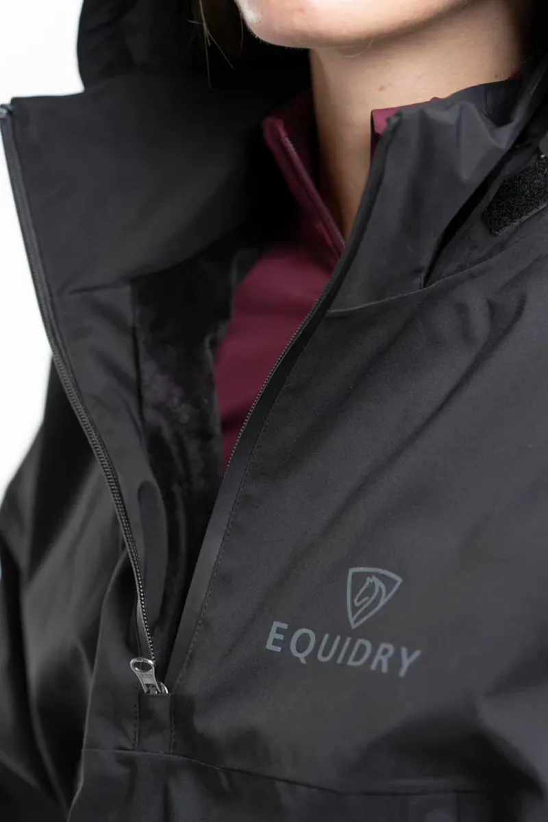 EQUIDRY Women's Waterproof Storm Smock - Black-2