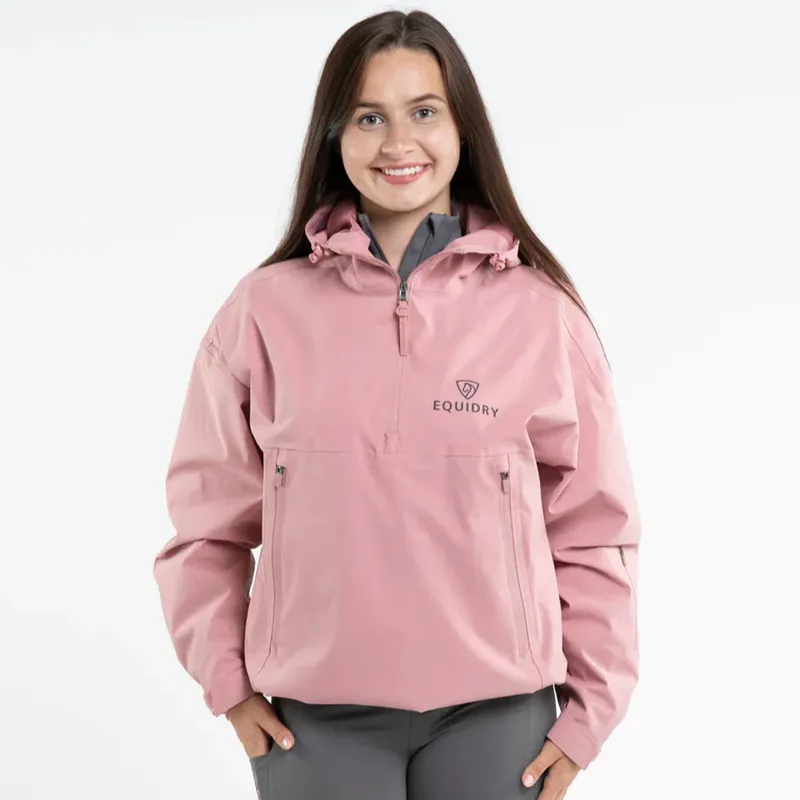EQUIDRY Women's Waterproof Storm Smock - Pale Pink