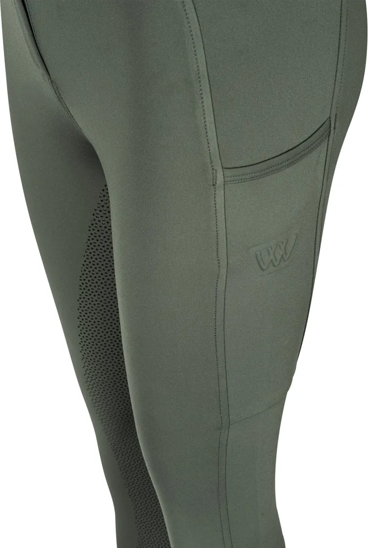 Woof Wear Women's Hybrid II Riding Breeches - Sage-3