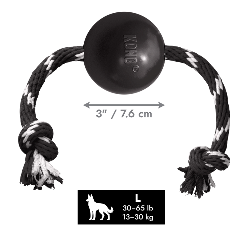 KONG Extreme Ball With Rope-1