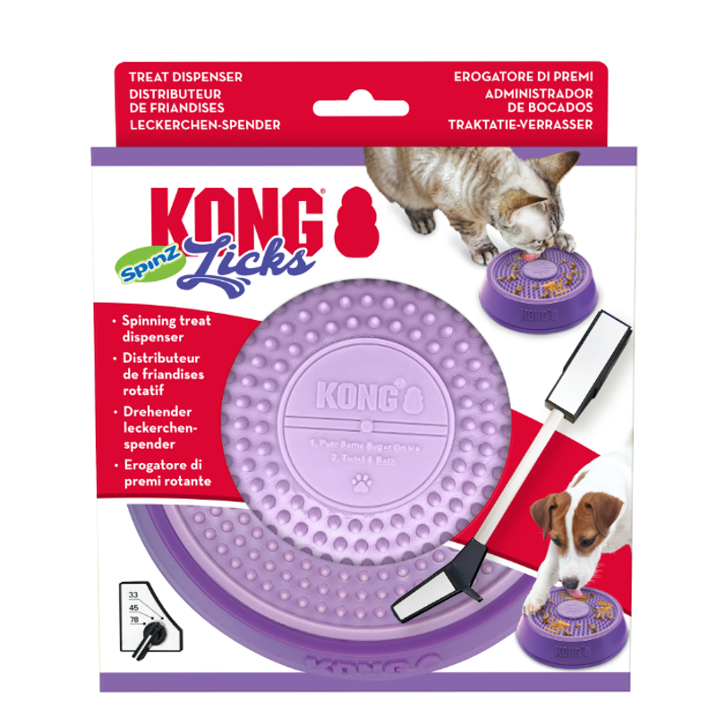 KONG Licks Spinz - Purple