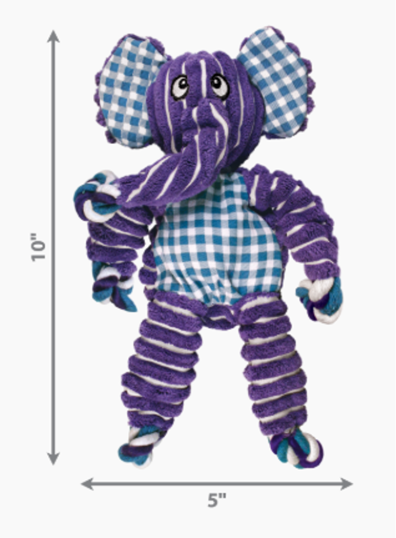 KONG Floppy Knots Elephant - Medium/ Large-1