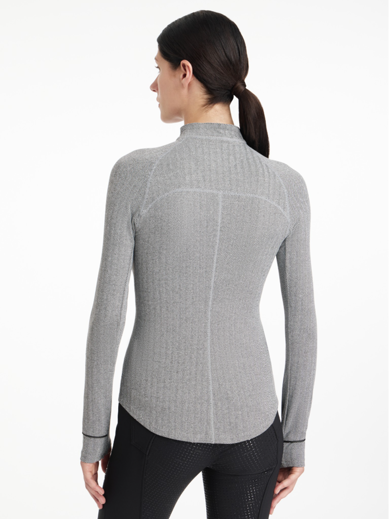 LeMieux Aspen Herringbone Base Layer - Black-1