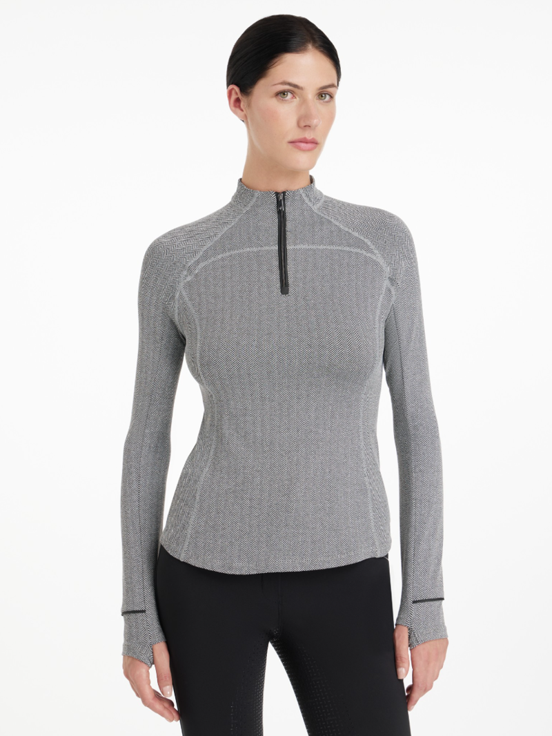 LeMieux Aspen Herringbone Base Layer - Black