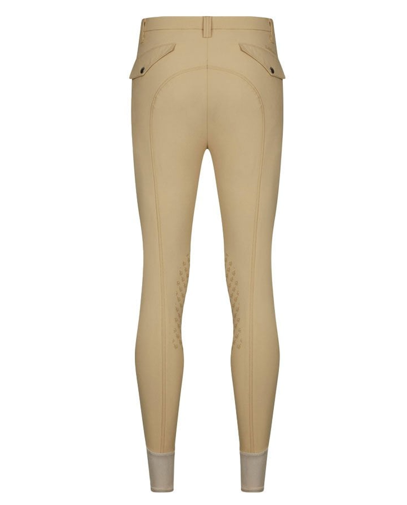 LeMieux Mens Elite Classic Pleated Breech - Beige-1