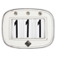 LeMieux Saddle Number Holder Diamante - White 
