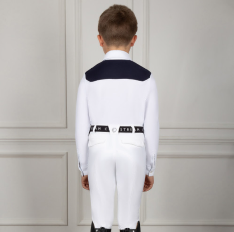Coldstream NG Blythe Boy's Competition Breeches - White-2