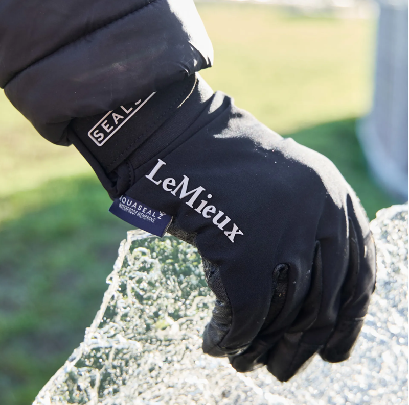 LeMieux x Sealskinz Waterproof Glove - Black-1
