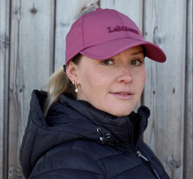 LeMieux x Sealskinz Waterproof Foldable Peak Cap - Pink -1