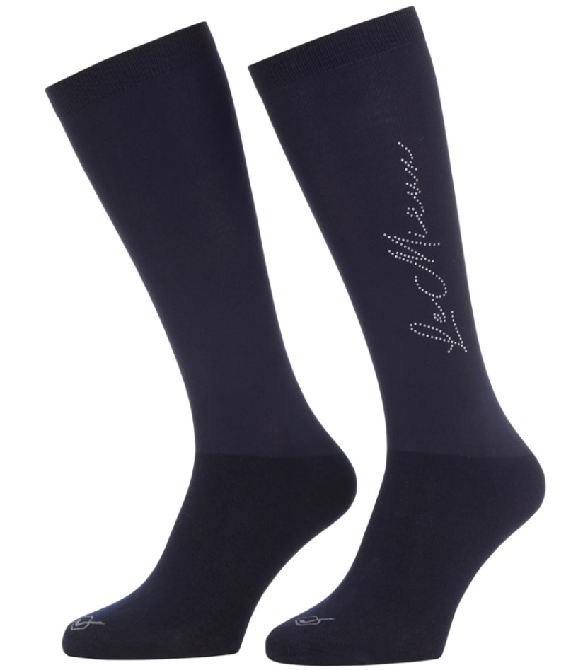 LeMieux Sparkle Competition Sock - Navy