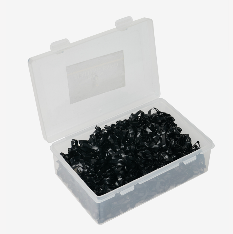 LeMieux Silicone Plaiting Bands - Black 
