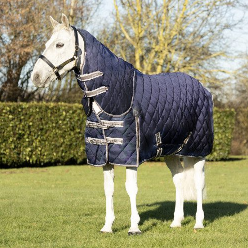 DefenceX Shield 200g Stable Rug With Detachable Neck - Navy