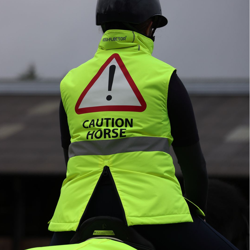 Shires EQUI-FLECTOR Ladies Gilet - Yellow-1