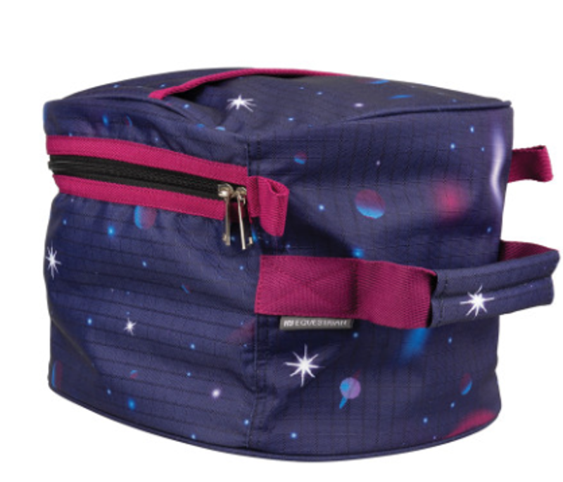 Hy Equestrian Out Of This World Hat Bag - Navy/Magenta -1