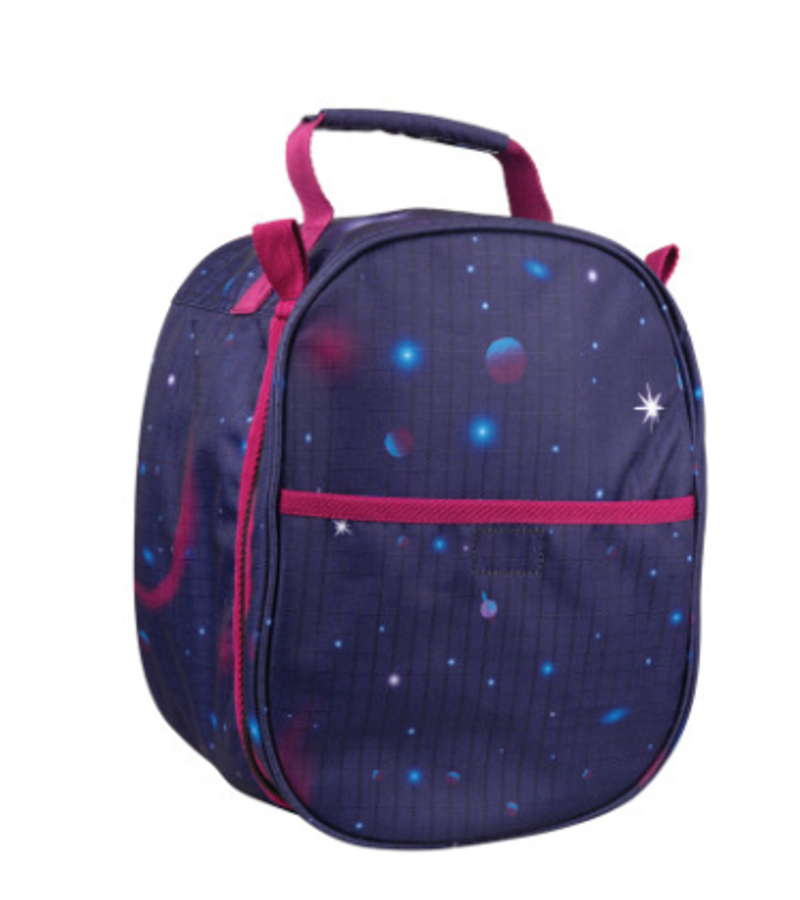 Hy Equestrian Out Of This World Hat Bag - Navy/Magenta 