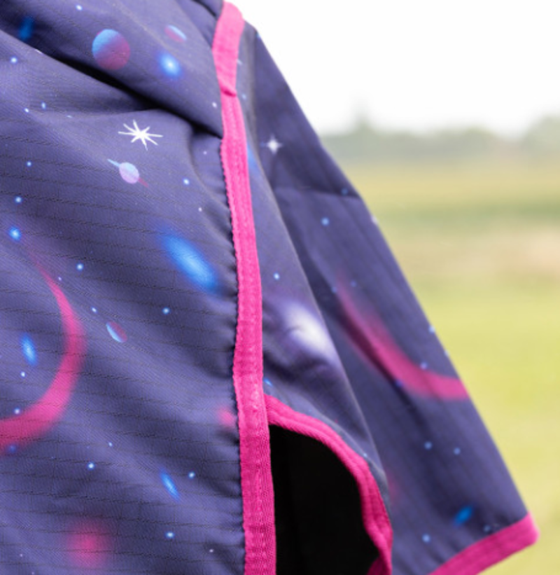 StormX Original Out Of This World 200 Combi Turnout Rug - Navy/Magenta-3