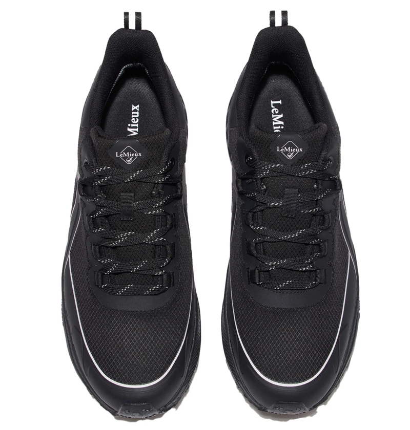 LeMieux Mens Trax Viva Waterproof Trainer - Black-1