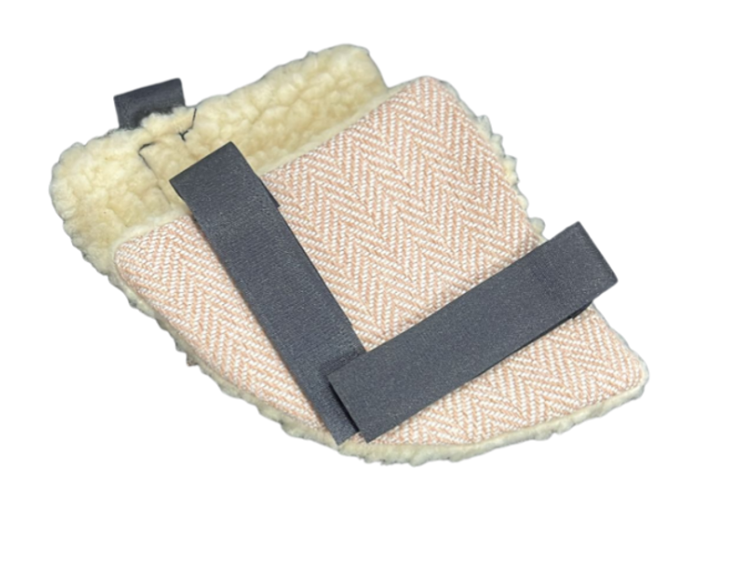 Cosy Ears Ear Warmer by Dizzy Dora - Pink Zig-Zag-1