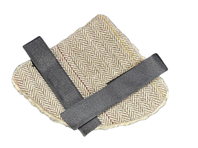 Cosy Ears Ear Warmer by Dizzy Dora - Brown Zig-Zag