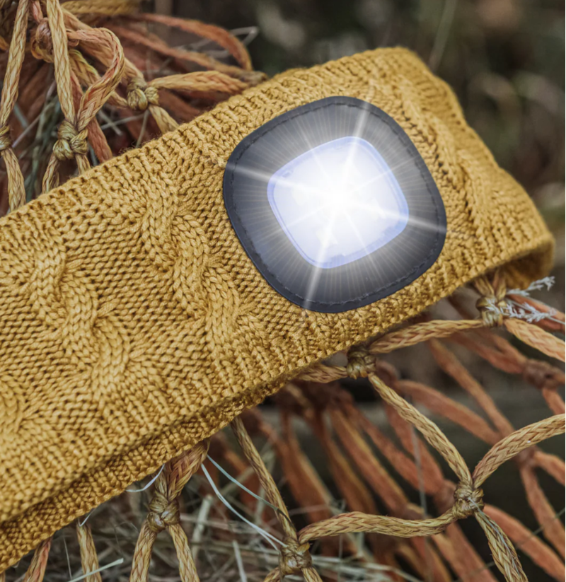Equi Light Merino Wool Headband - Honey Comb