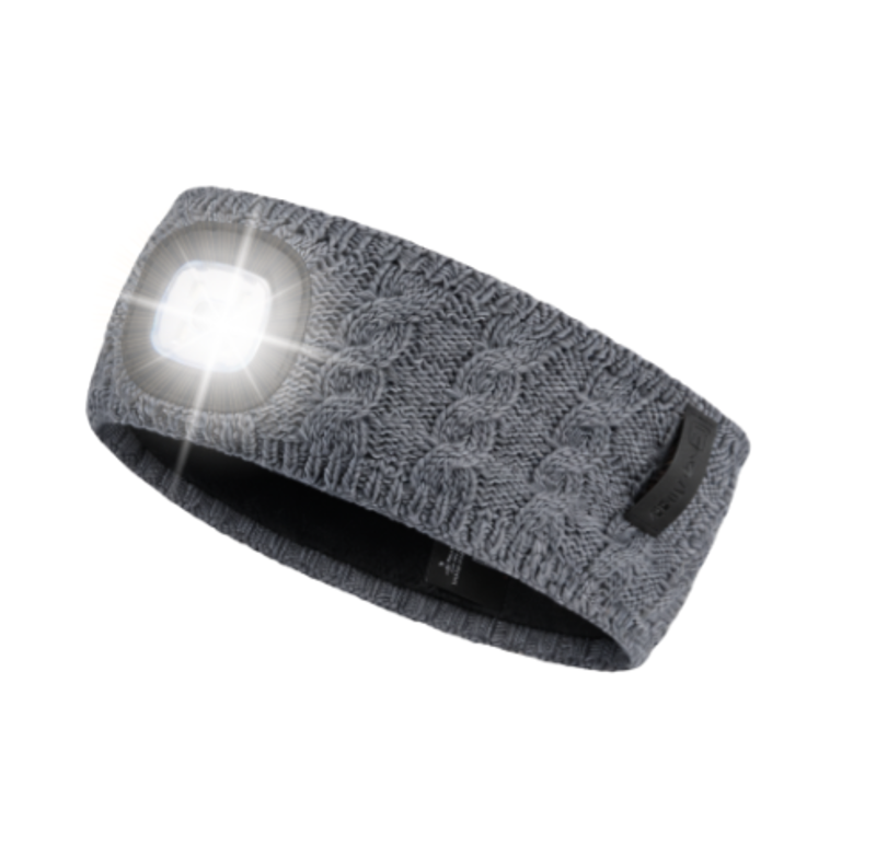 Equi Light Merino Wool Headband - Steel Grey