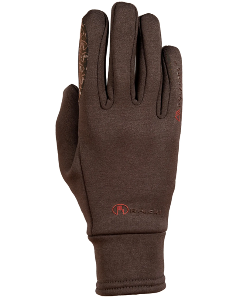 Roeckl Warwick Polartec Adult Riding Gloves - Mocha