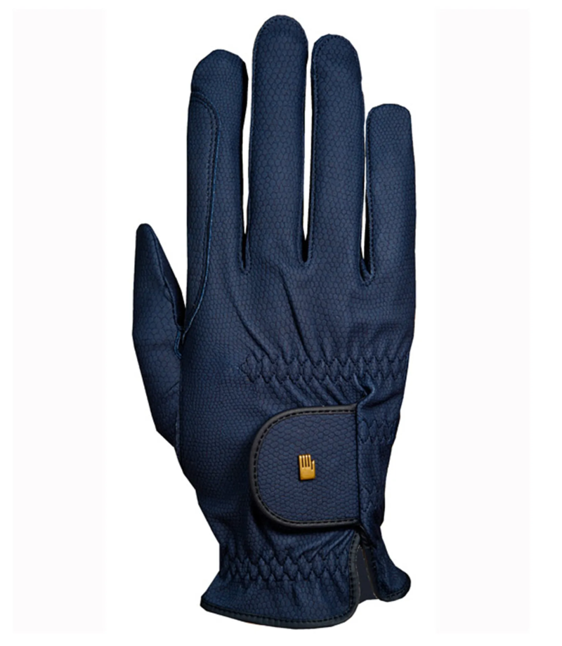 Roeckl Roeck-Grip Adults Riding Gloves - Navy Blue