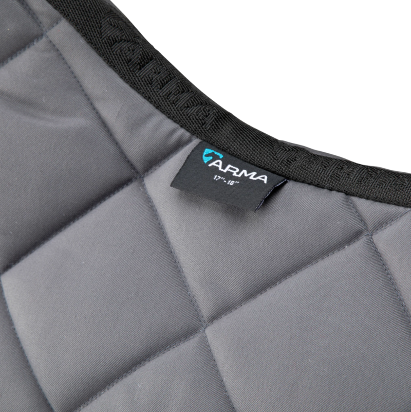 Shires ARMA Comfort Lite Saddlecloth - Grey-1