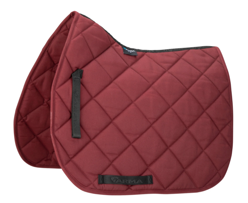 Shires ARMA Comfort Lite Saddlecloth - Black Cherry