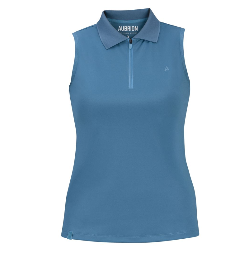 Shires Aubrion React Women's Sleeveless Tech Polo - Kingfisher