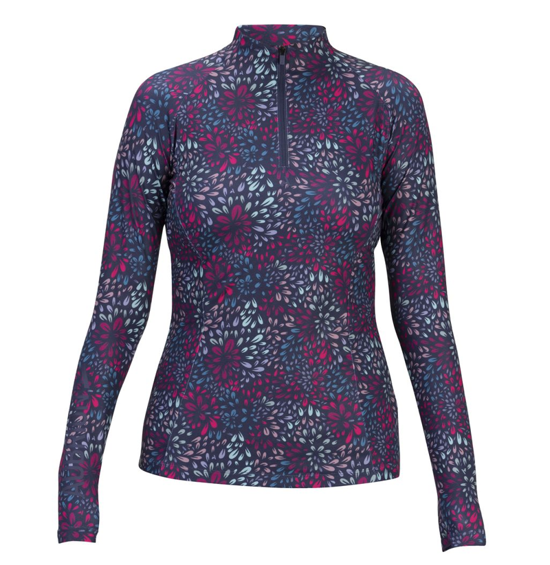 Shires Aubrion React Women's Long Sleeve Base Layer - Petal