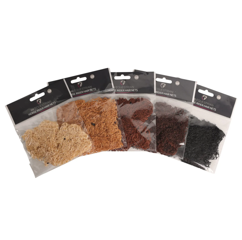 Hy Equestrian Hair Net - Light Brown standard weight-1
