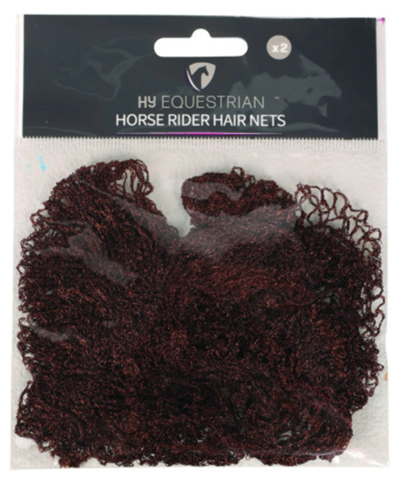 Hy Equestrian Hair Net - Dark Brown standard weight