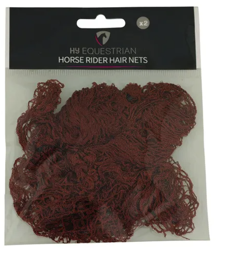 Hy Equestrian Hair Net - Mid Brown standard weight