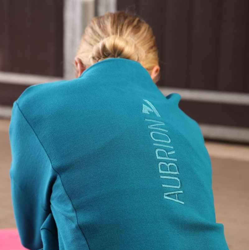 Shires Aubrion React Women's Quarter Zip Sweater - Kingfisher-1