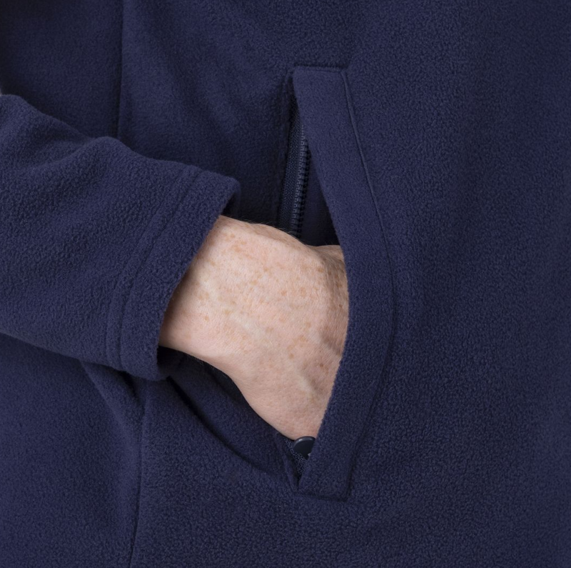 Shires Aubrion Equestrian Women's Quarter Zip Fleece - Midnight/Taupe-2