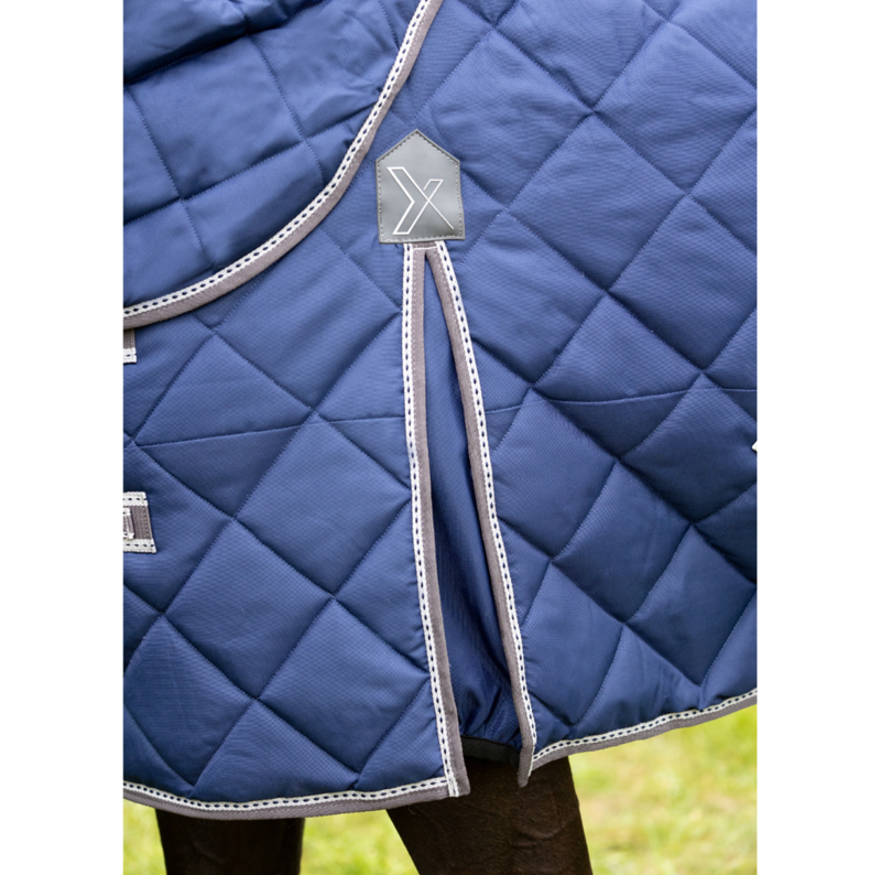 DefenceX Shield 200g Stable Rug With Detachable Neck - Navy-3