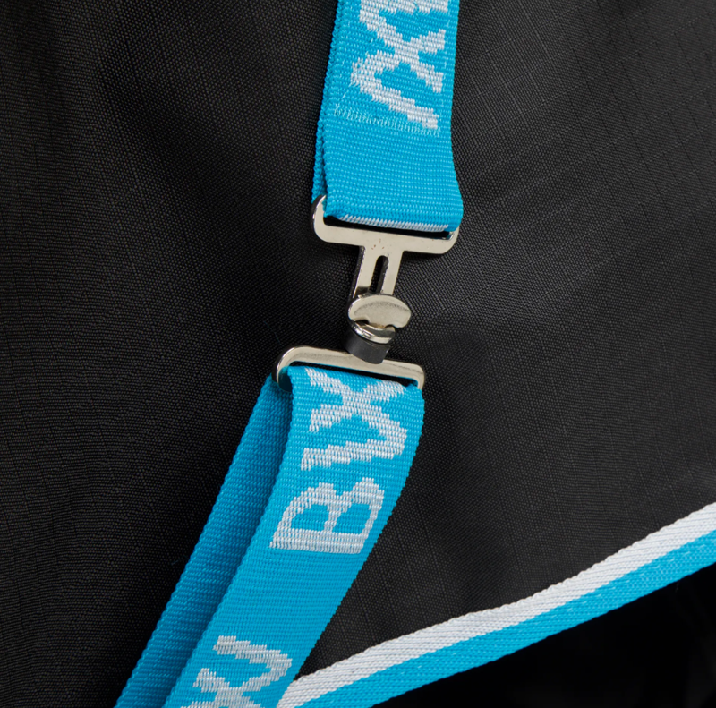 Shires Bridleway Ontario 220g Turnout Rug - Black-2