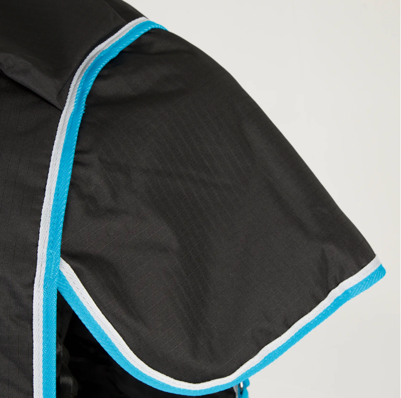 Shires Bridleway Ontario 220g Turnout Rug - Black-4