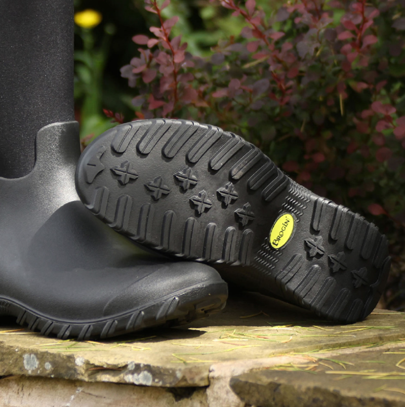 Brogini WB145 Keswick Ladies Muck Boots - Black/Pink-2