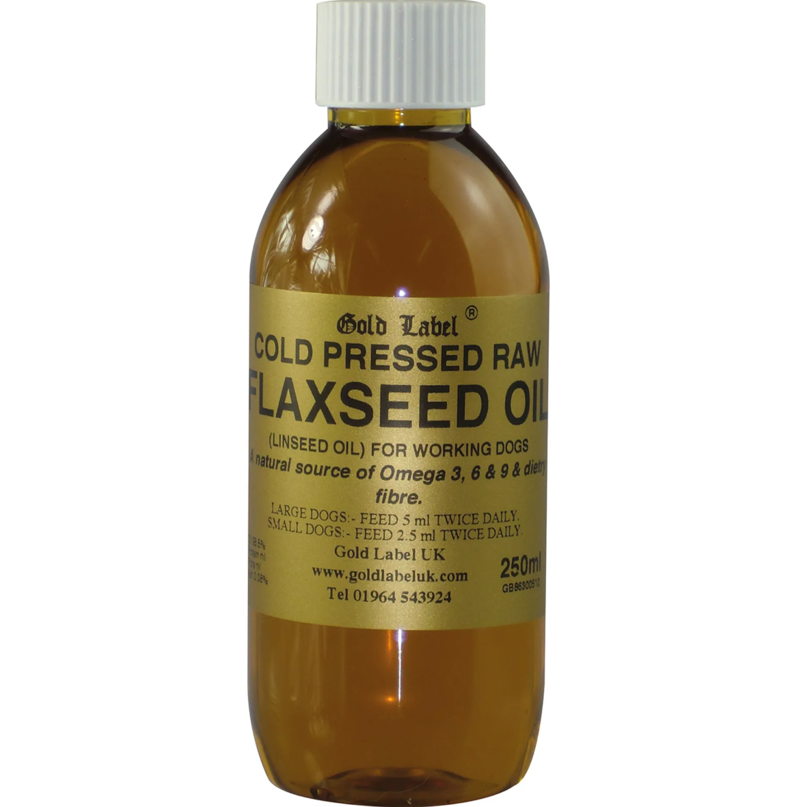 Gold Label Canine Flaxseed Oil - 250 ml