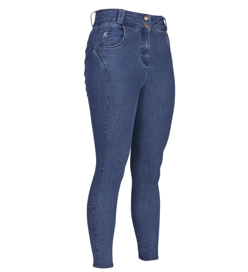 Aubrion Equestrian Ladies Jeans - Denim-1