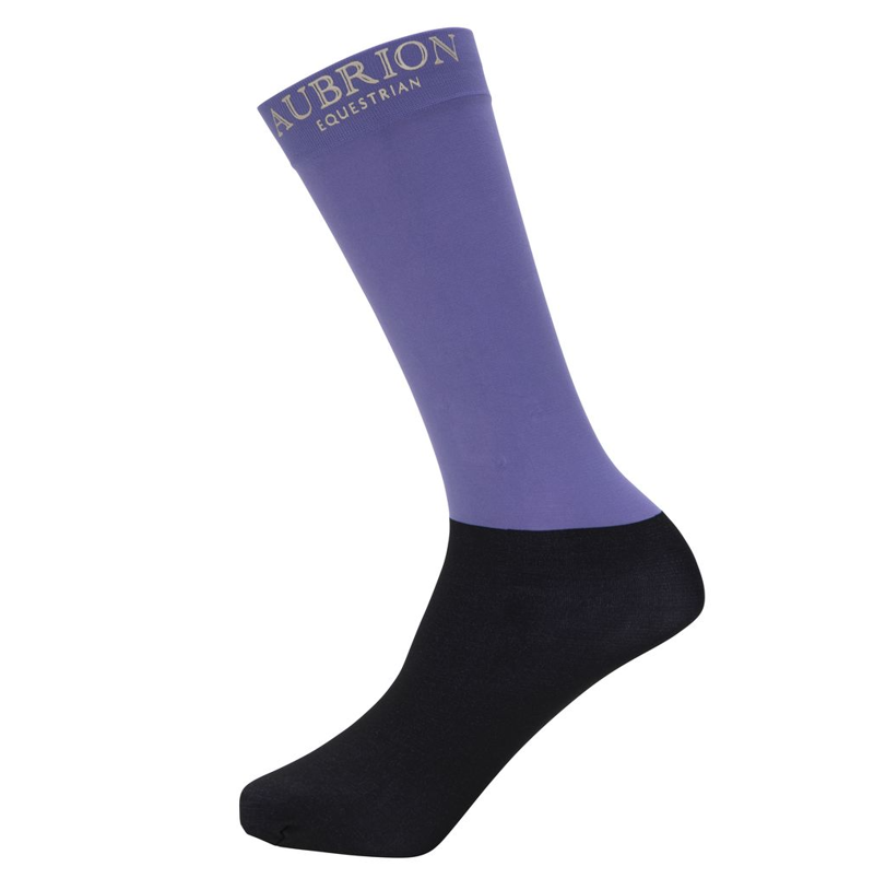 Shires Aubrion Equestrian Junior Socks - Heather-1