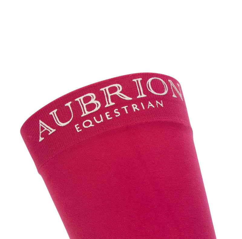 Aubrion Equestrian Junior Socks - Dewberry-1